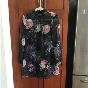 Floral long sleeve dress (nwot)